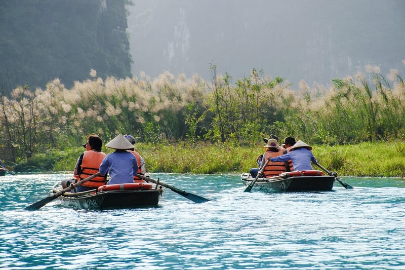 Kayaking adventure on the lake